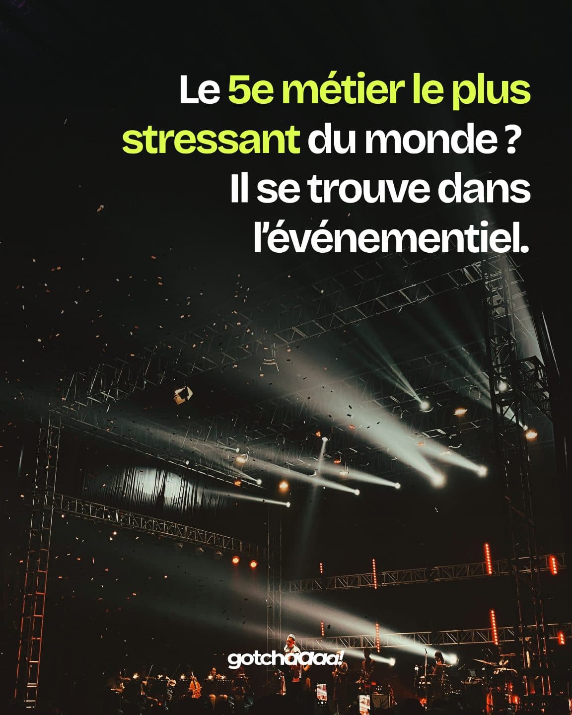 Coordinateur d'événement : un des métiers les plus stressants (1/4)