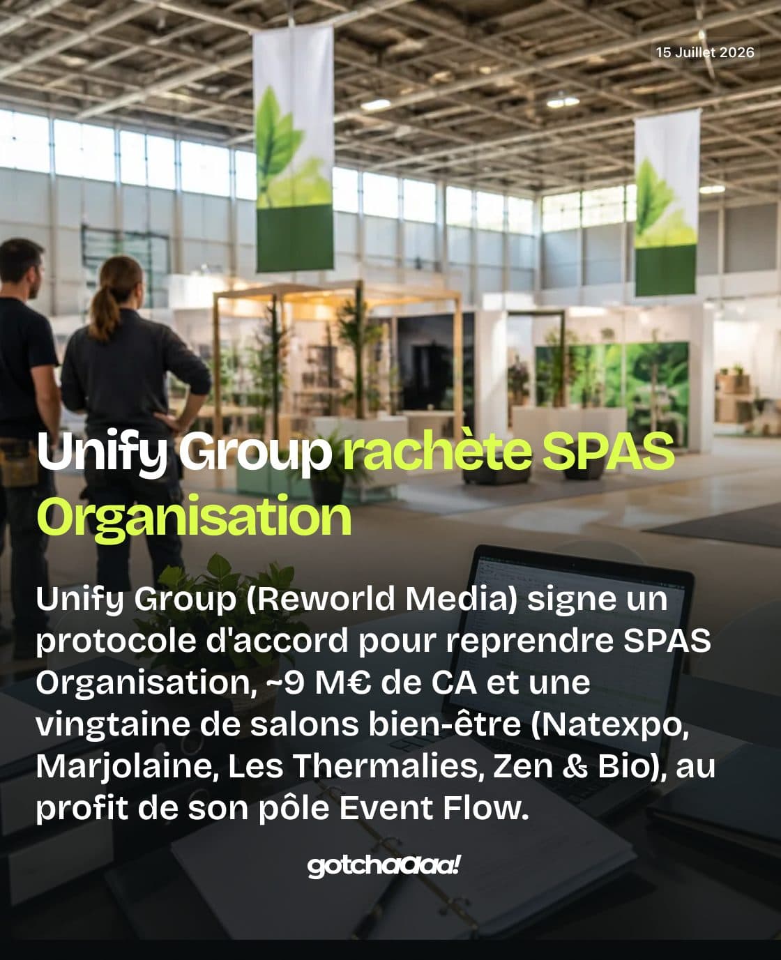 Salons : Unify Group rachète SPAS et le secteur se concentre (2/3)